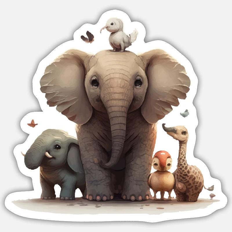 Sticker taille S (10 x 10 cm) - 