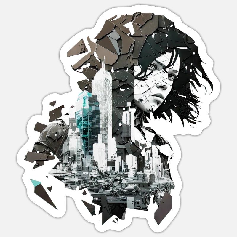 Sticker Größe S (10 x 10 cm) - 