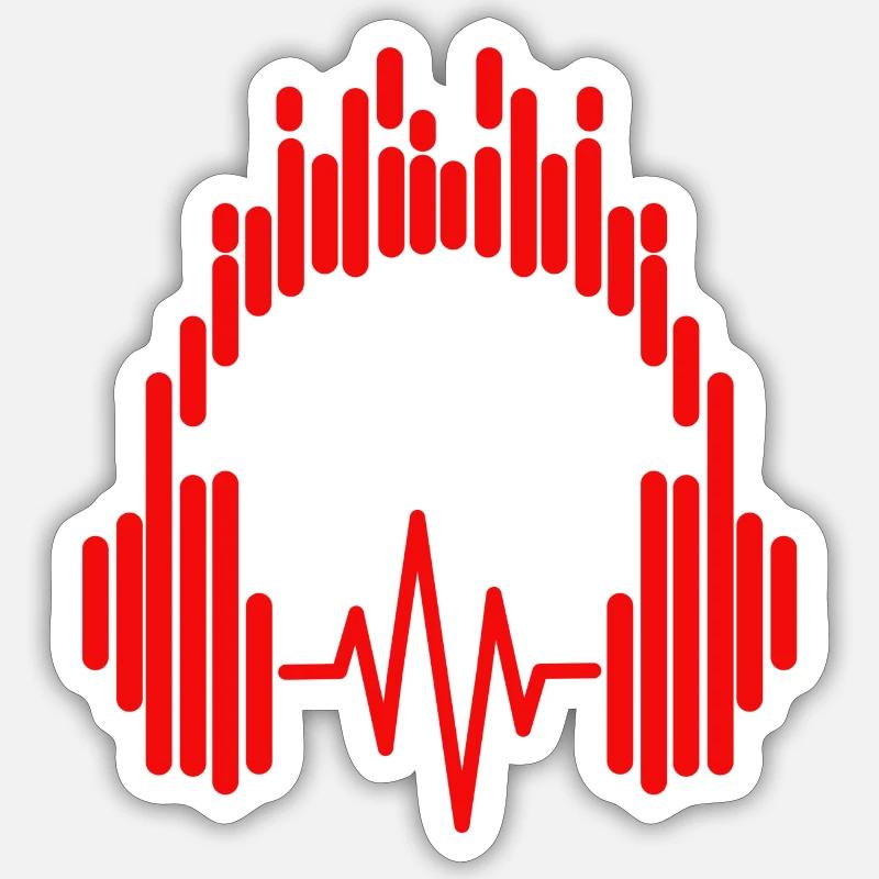 Techno Sticker Größe S (10 x 10 cm)