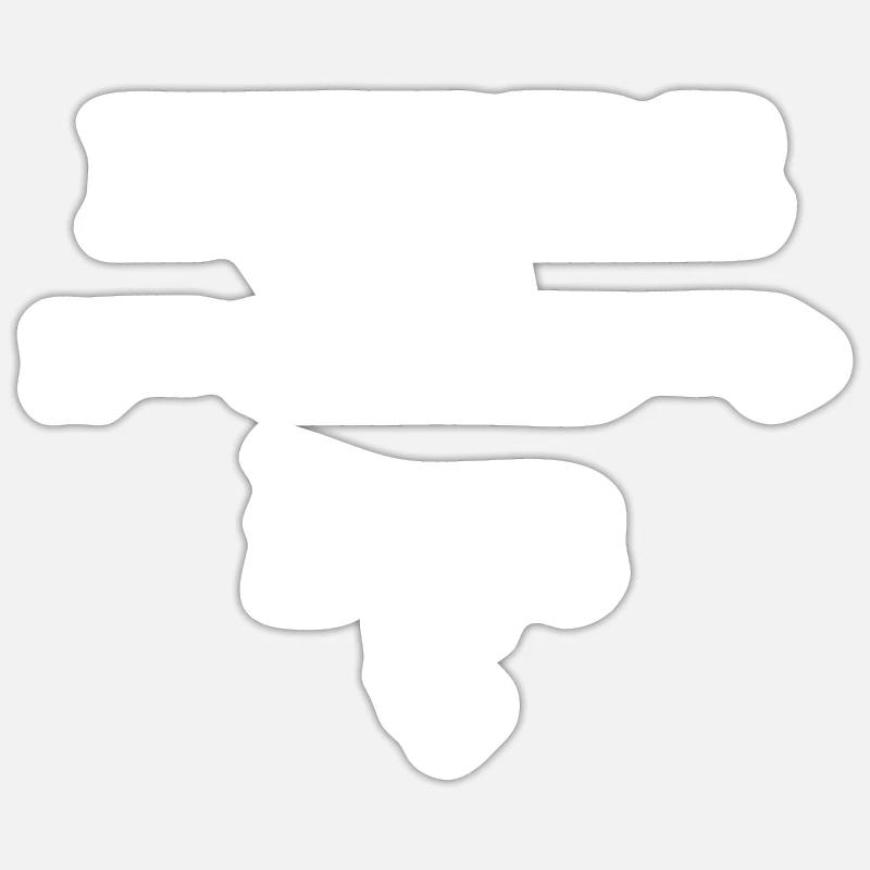future mama 2023 - Sticker taille S (10 x 10 cm) - blanc mat