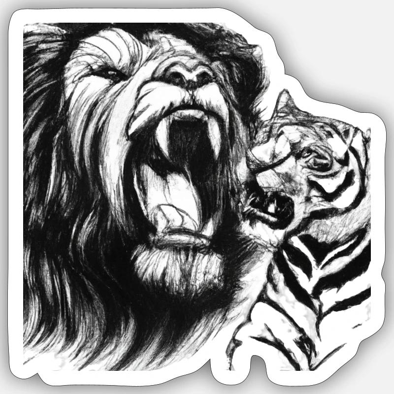 Sticker Größe S (10 x 10 cm) - 