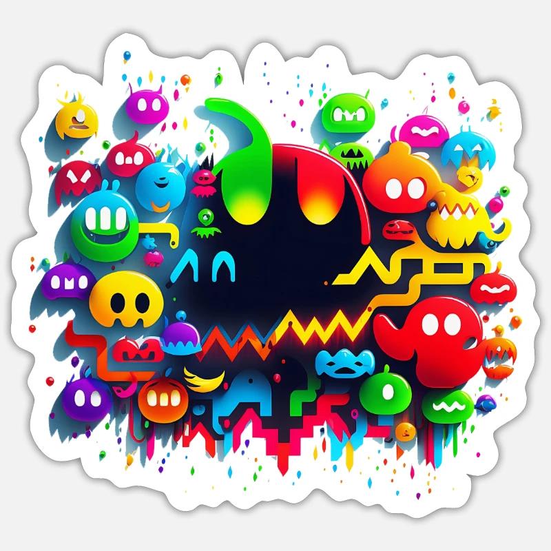 Sticker Größe S (10 x 10 cm) - 