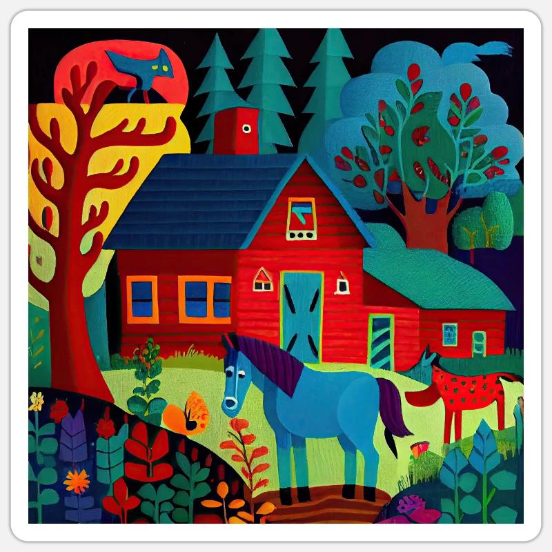 Sticker Größe S (10 x 10 cm) - 