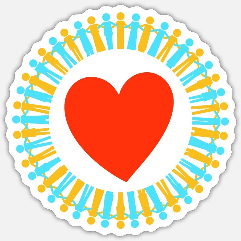 Sticker Größe S (10 x 10 cm) - 