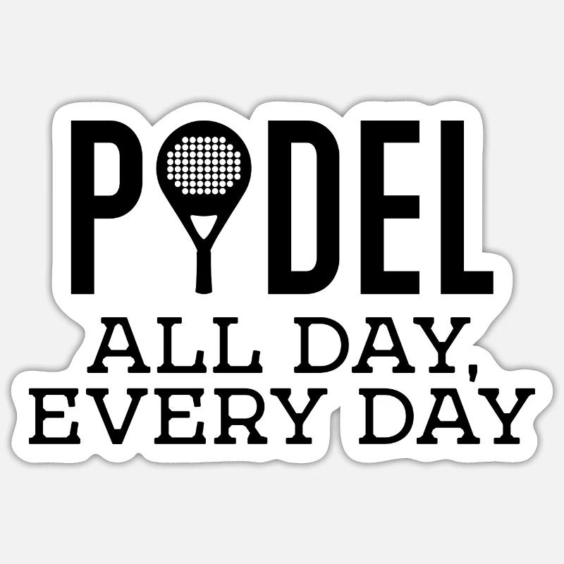 Racket Padel Training Padel Game Statement Sticker size S (10 x 10 cm)