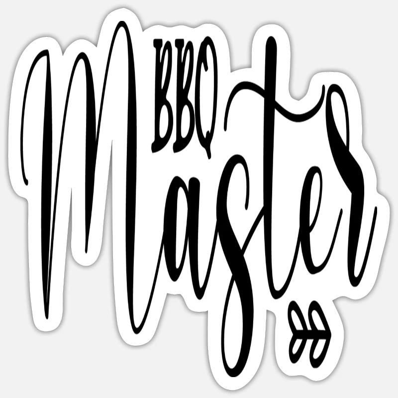 BBQ Master Sticker Größe S (10 x 10 cm)