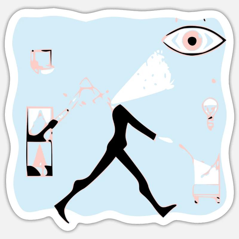 Sticker taille S (10 x 10 cm) - 