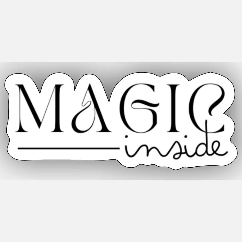 MAGIC INSIDE Sticker Größe S (10 x 10 cm)