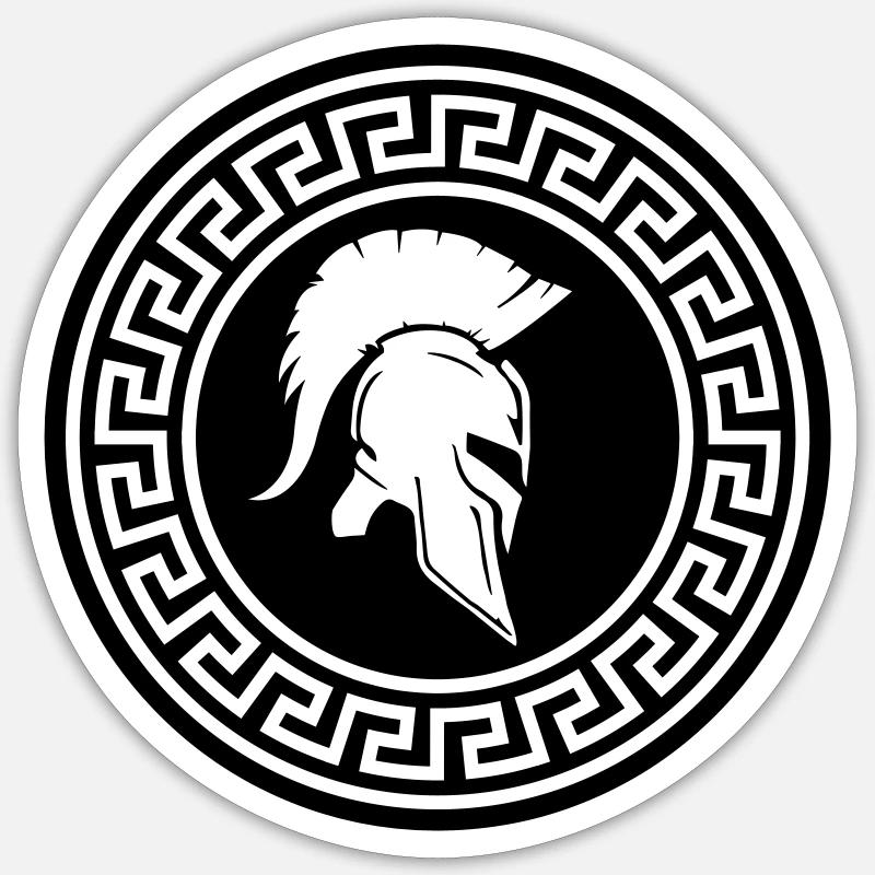 Spartan 01 Sticker taille S (10 x 10 cm)
