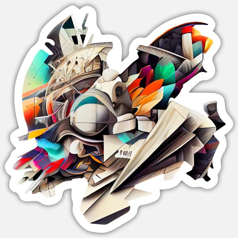 Futur Digital Sticker taille S (10 x 10 cm)