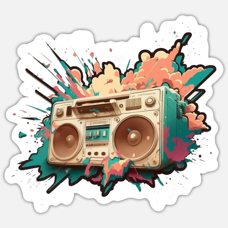 Sticker Größe S (10 x 10 cm) - 