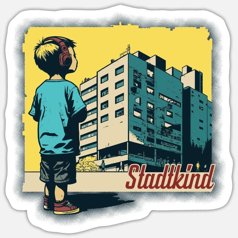 Sticker Größe S (10 x 10 cm) - 