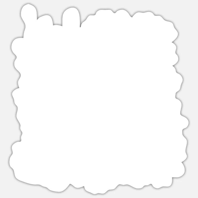 Style Racing Moto Splash - Sticker taille S (10 x 10 cm) - blanc mat