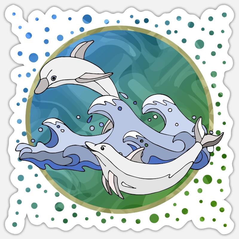 Sticker Größe S (10 x 10 cm) - 