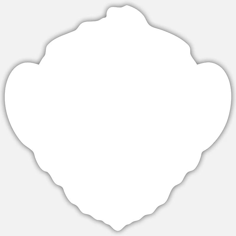 Monkey Head - Sticker size S (10 x 10 cm) - white matte