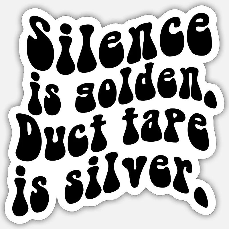 FUNNY SARCASTIC SAYING - Sticker size S (10 x 10 cm) - white matte