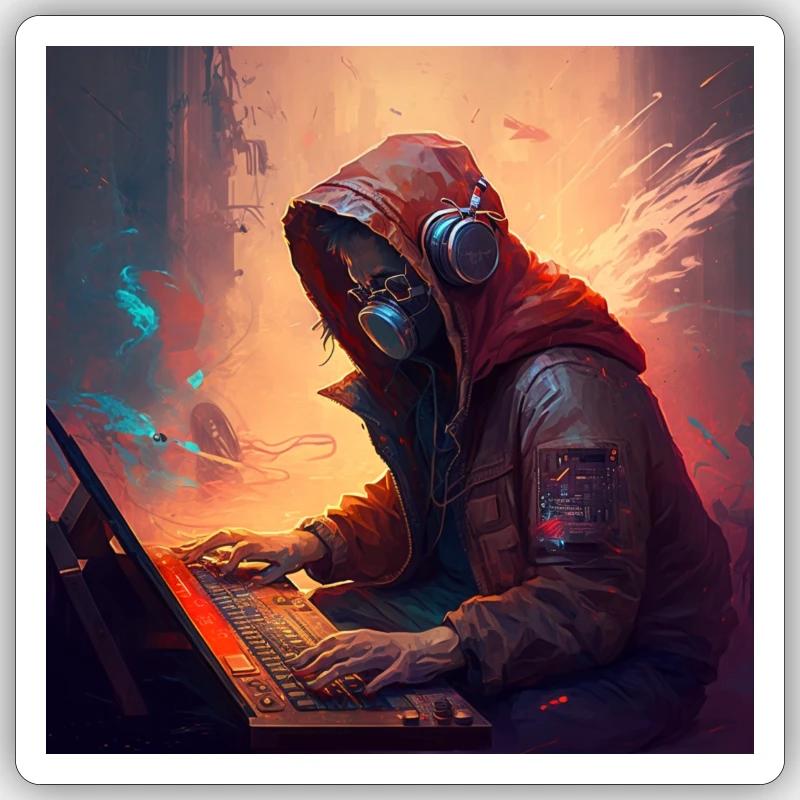 Sticker taille S (10 x 10 cm) - 