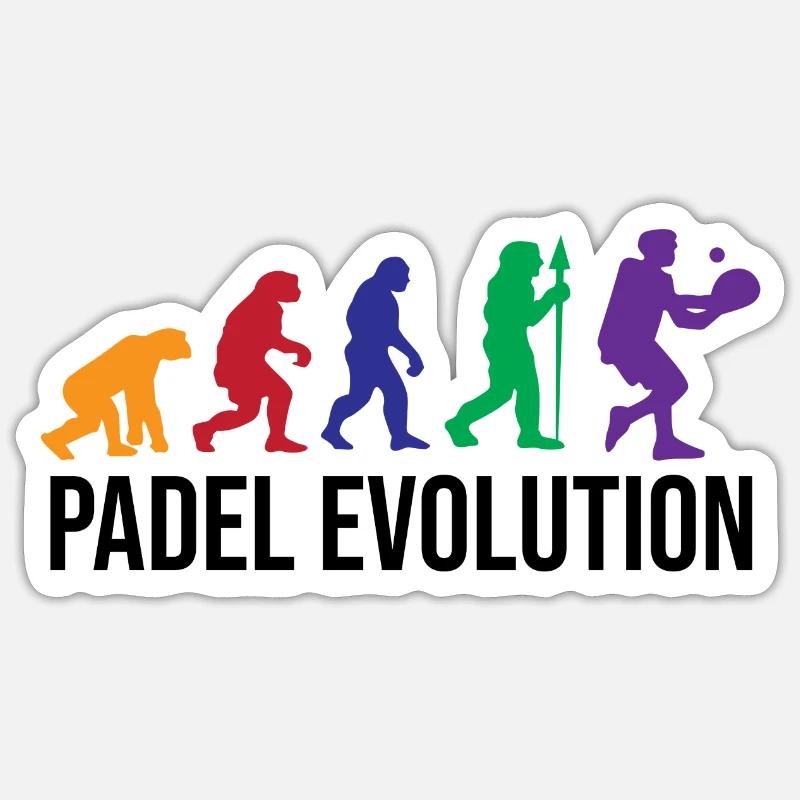 Padel Game Padel Evolution Sport Statement Sticker size S (10 x 10 cm)