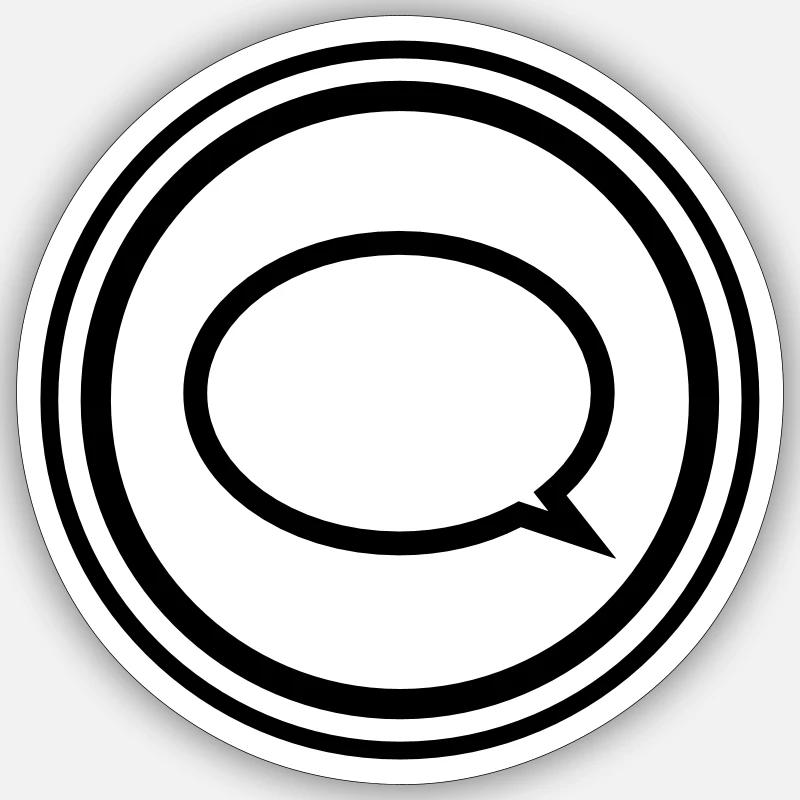 Sticker taille S (10 x 10 cm) - 