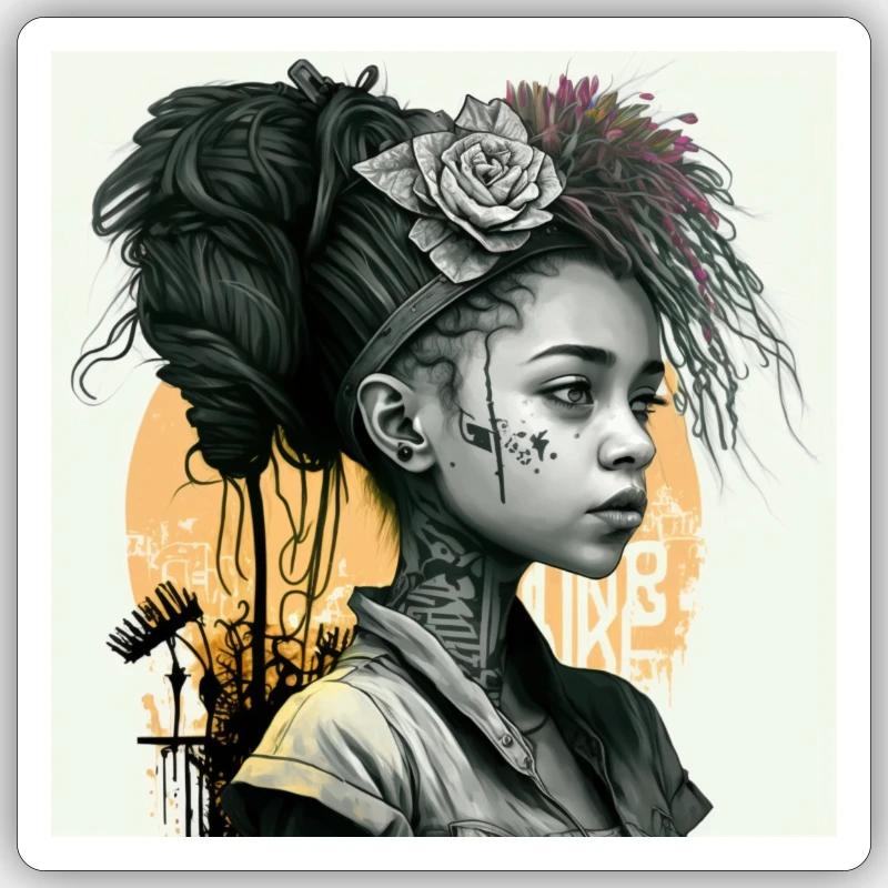 cyberg punk 12e3a400 d35b 4f8f a1a2 9f59dded34e0 Sticker taille S (10 x 10 cm)