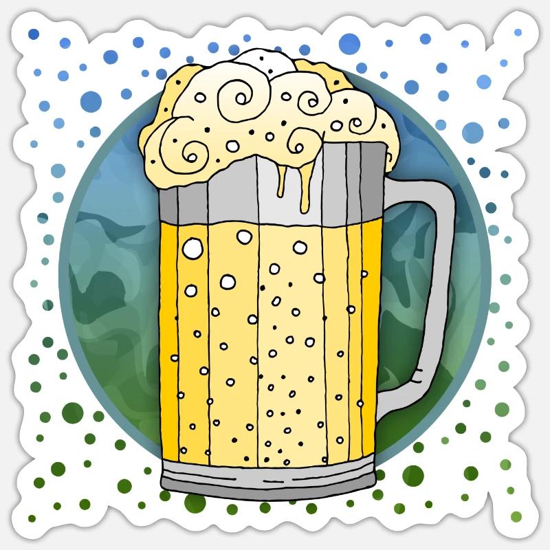 Mug - Sticker taille S (10 x 10 cm) - blanc mat