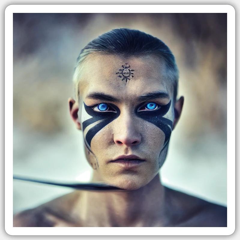 Intuitive Warrior Sticker Größe S (10 x 10 cm)