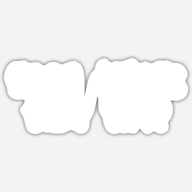 Good things take time - Sticker size S (10 x 10 cm) - white matte