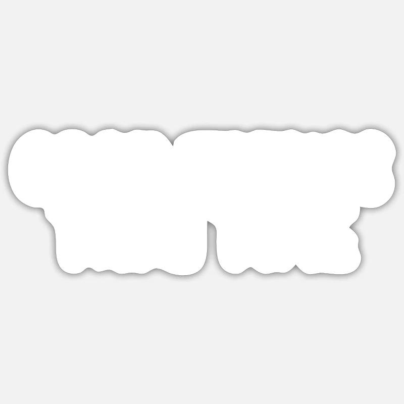 Good things take time - Sticker size S (10 x 10 cm) - white matte