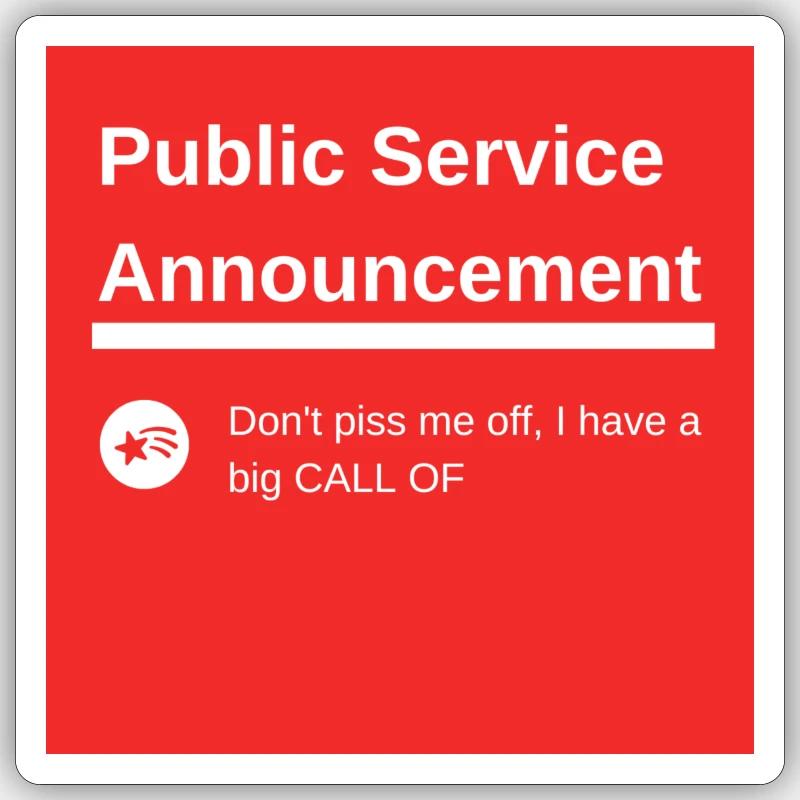PSA - Sticker taille S (10 x 10 cm) - blanc mat