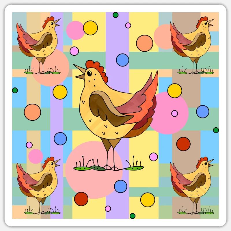 Sticker taille S (10 x 10 cm) - 