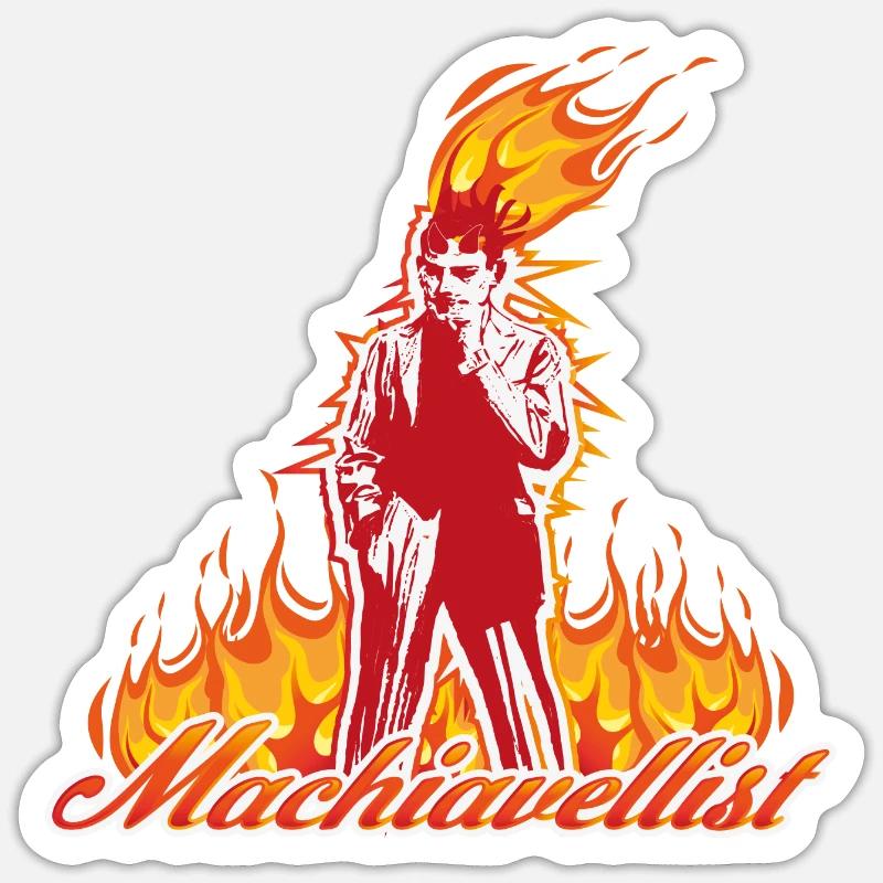 Pyromane mit eigener Agenda Sticker Größe S (10 x 10 cm)