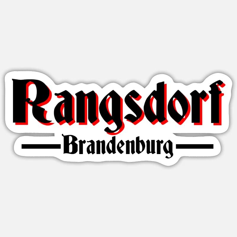 Rangsdorf - Sticker Größe S (10 x 10 cm) - Mattweiß
