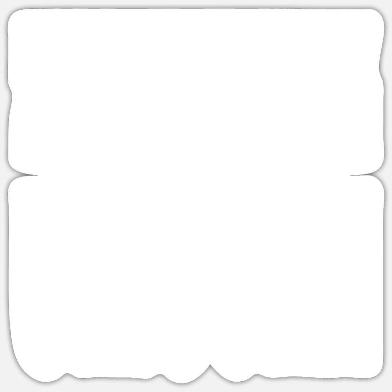 Maman Licorne - Sticker taille S (10 x 10 cm) - blanc mat