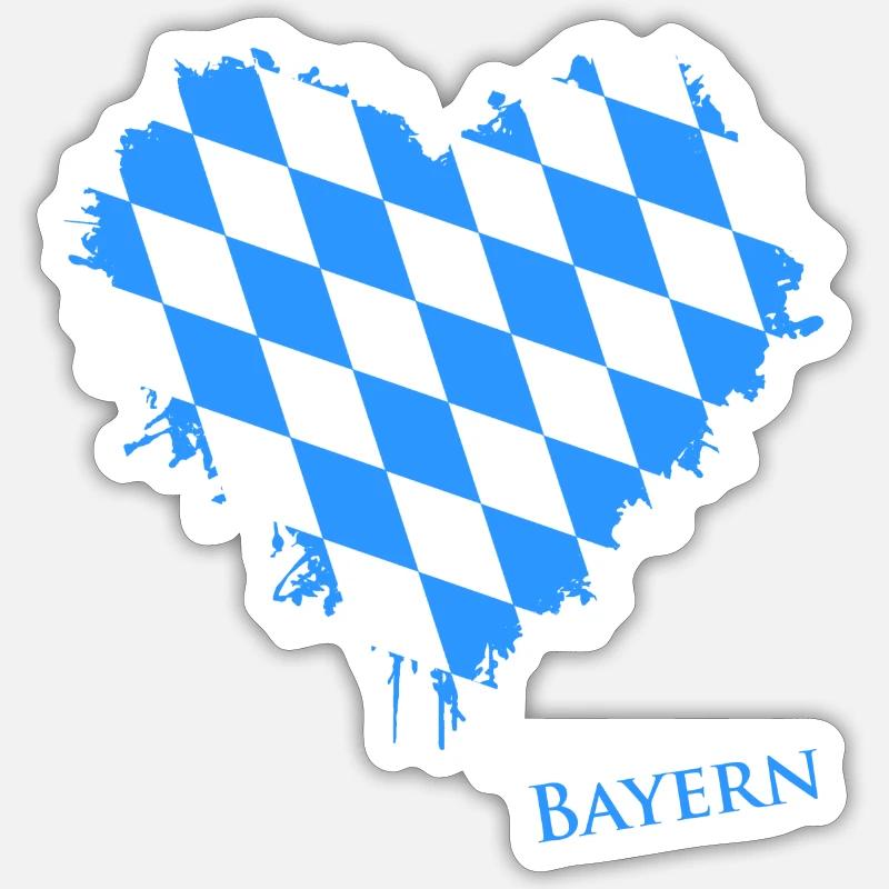 Bayern Sticker Größe S (10 x 10 cm)