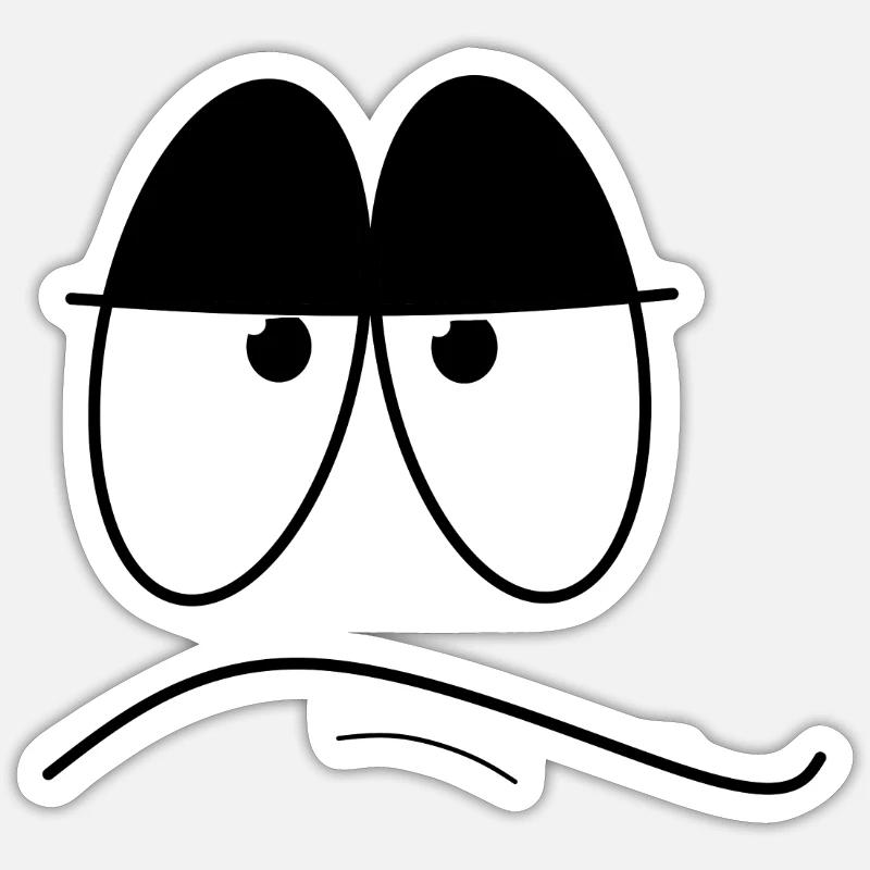 Moufle - Sticker taille S (10 x 10 cm) - blanc mat