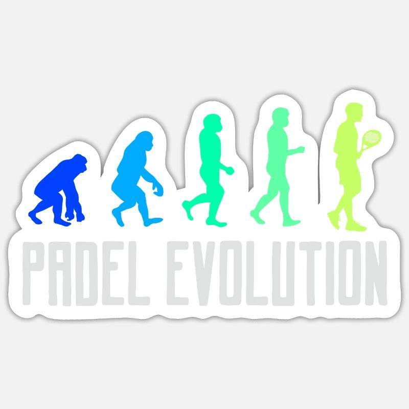 Spieler Evolution Padel Padelspiel Statement Sticker Größe S (10 x 10 cm)