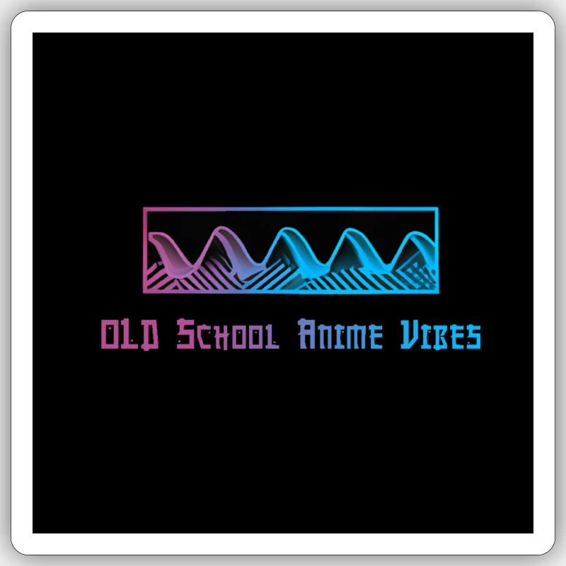 Synthwave (Synthwave) - Sticker Größe S (10 x 10 cm) - Mattweiß