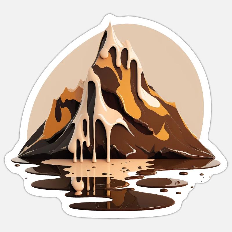 SURREAL - Sticker Größe S (10 x 10 cm) - Mattweiß