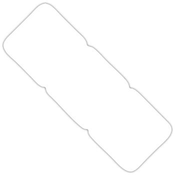 Enfant Pablo - Sticker taille S (10 x 10 cm) - blanc mat - Devant