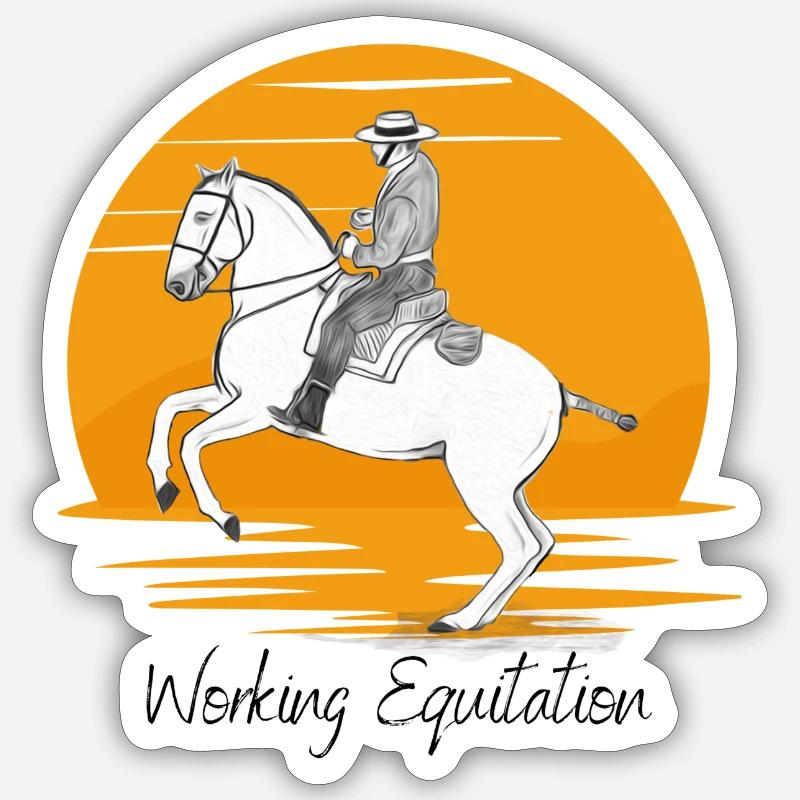 Working Equitation Sticker size S (10 x 10 cm)