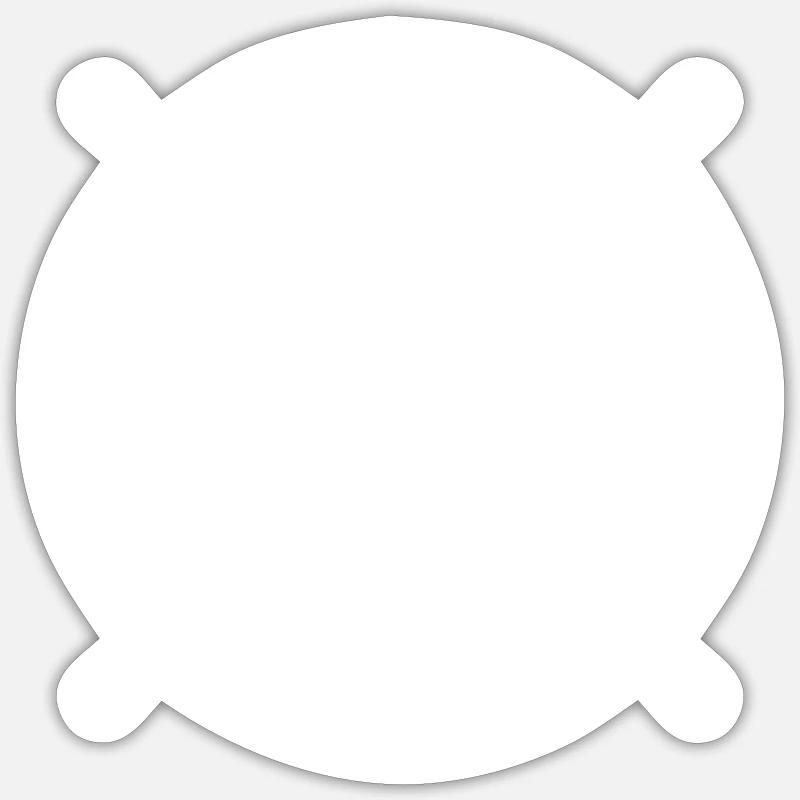 Rave, techno, beats, hard, disco, basse Sticker taille S (10 x 10 cm)