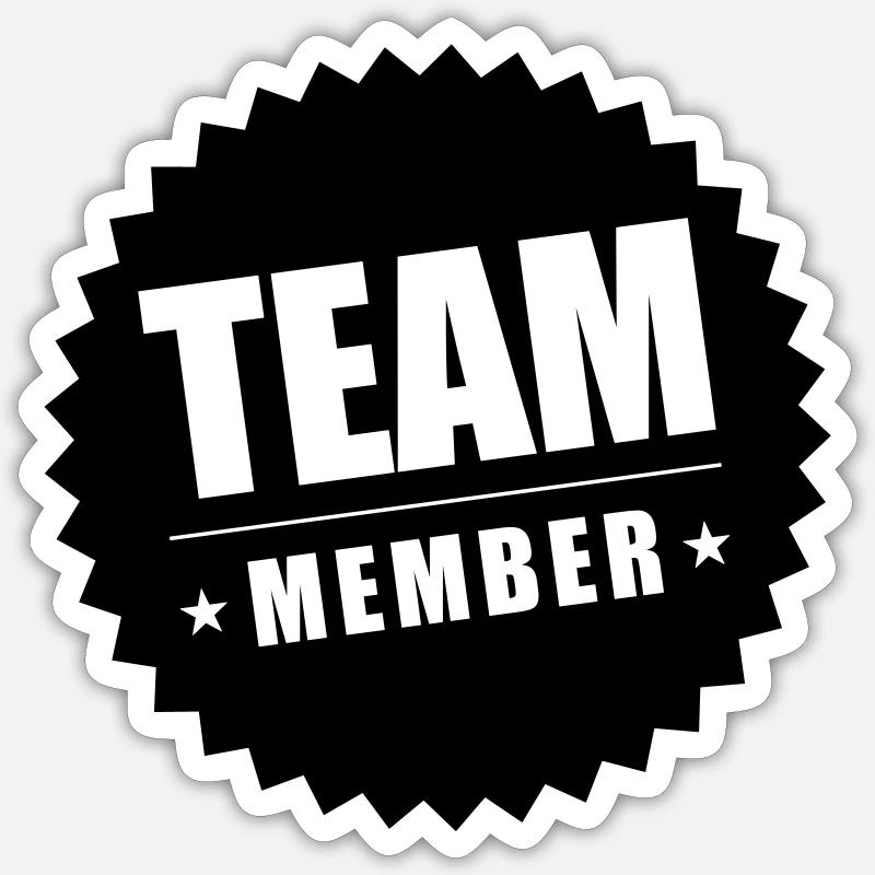 Membres de l’équipe Sticker taille S (10 x 10 cm)