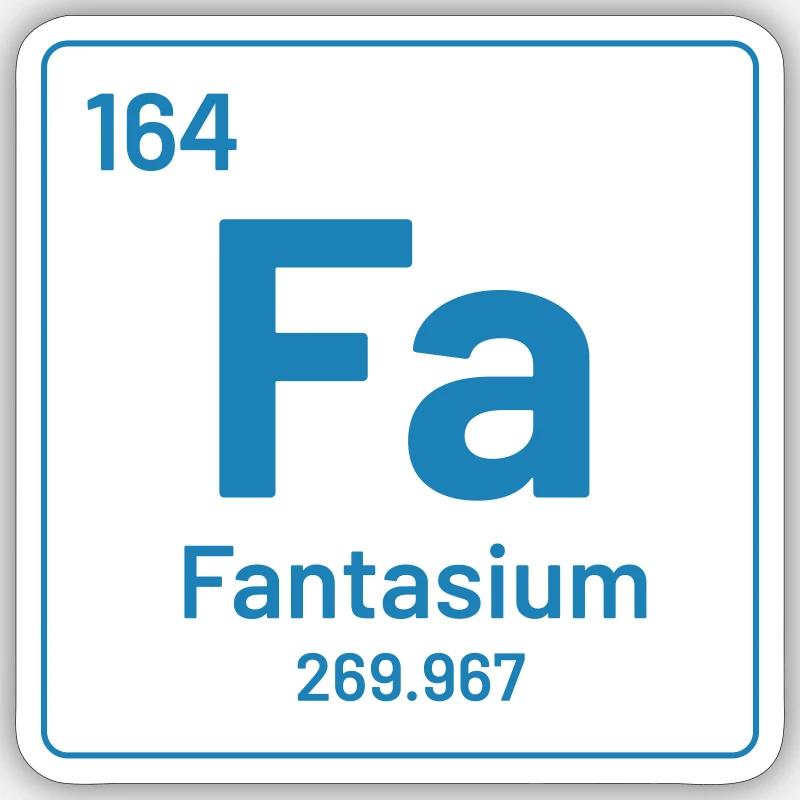 Fantasium - Sticker size S (10 x 10 cm) - white matte