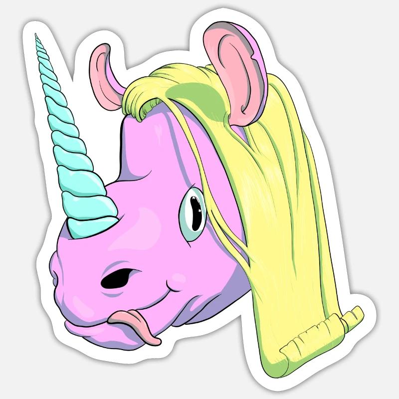 Echtes Einhorn Sticker Größe S (10 x 10 cm)