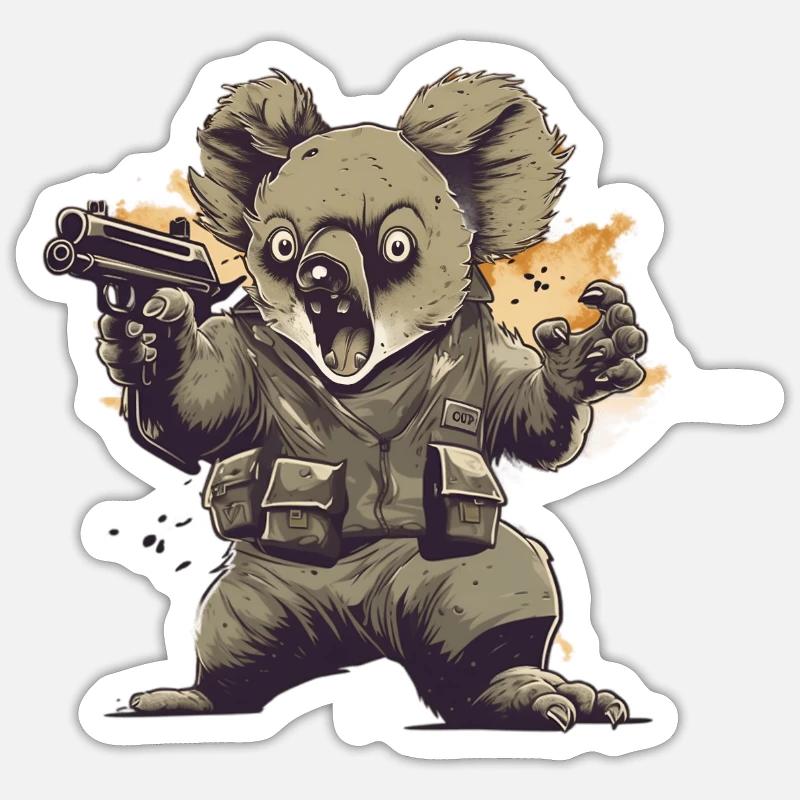 Operation Eucalyptus Sticker size S (10 x 10 cm)