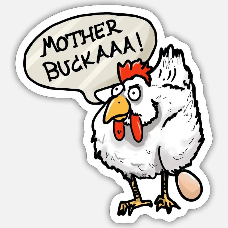 Mère bukaaa !! Sticker taille S (10 x 10 cm)