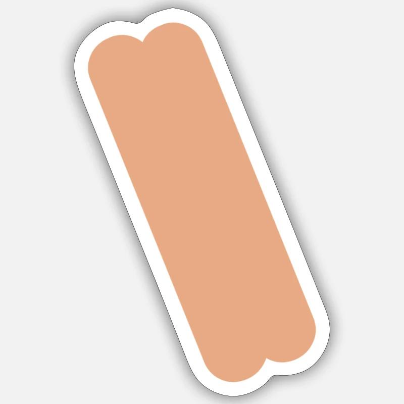 Le pull le plus laid du monde Sticker taille S (10 x 10 cm)