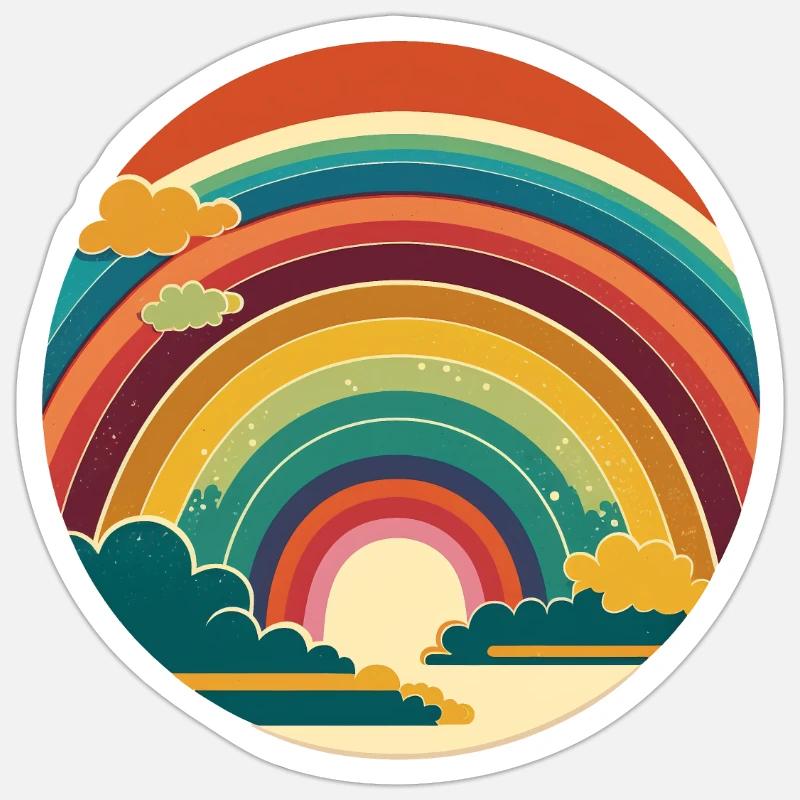 RAINBOW Sticker size S (10 x 10 cm)