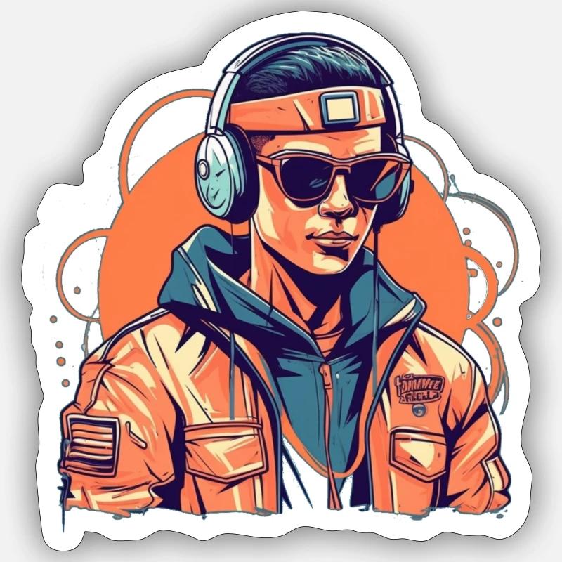 DJ Masterpiece Sticker Größe S (10 x 10 cm)