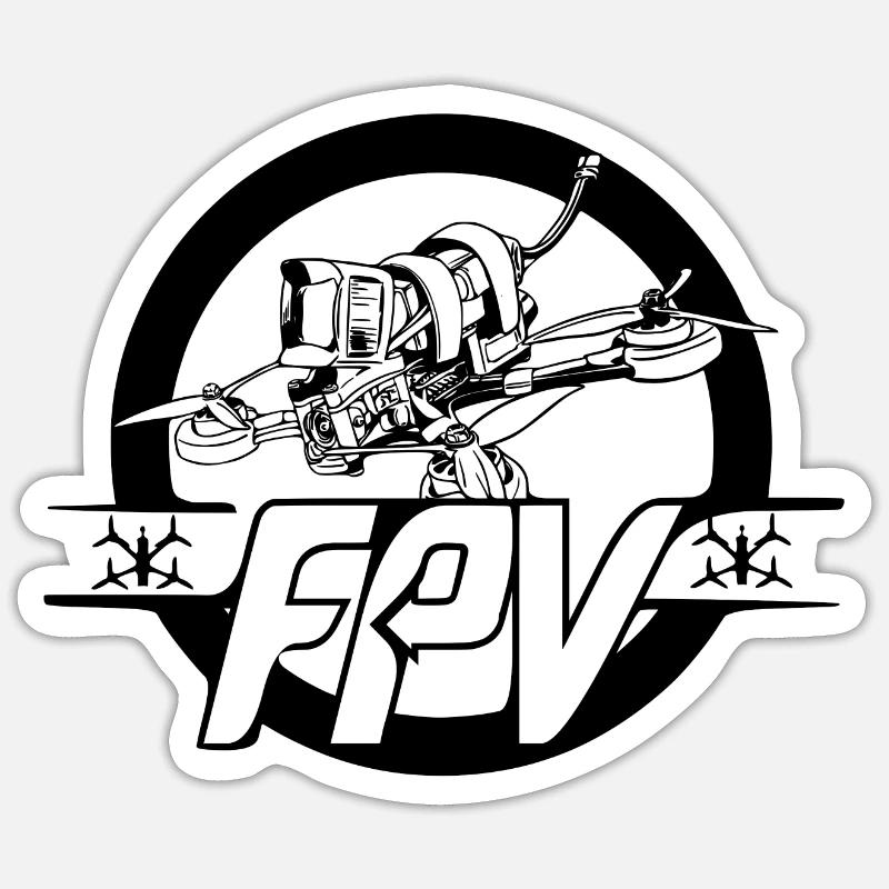 Drone Sticker size S (10 x 10 cm)